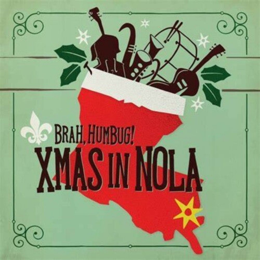 Brah, Humbug! Xmas In NOLA Candy Cane Vinyl LP RSD BF 24 Tipitina's Record‎ Club